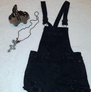 SALE !!! Denim overall shorts